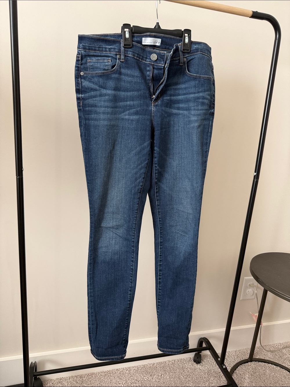 Loft Women’s Dark Blue Stretch Modern Skinny Jeans